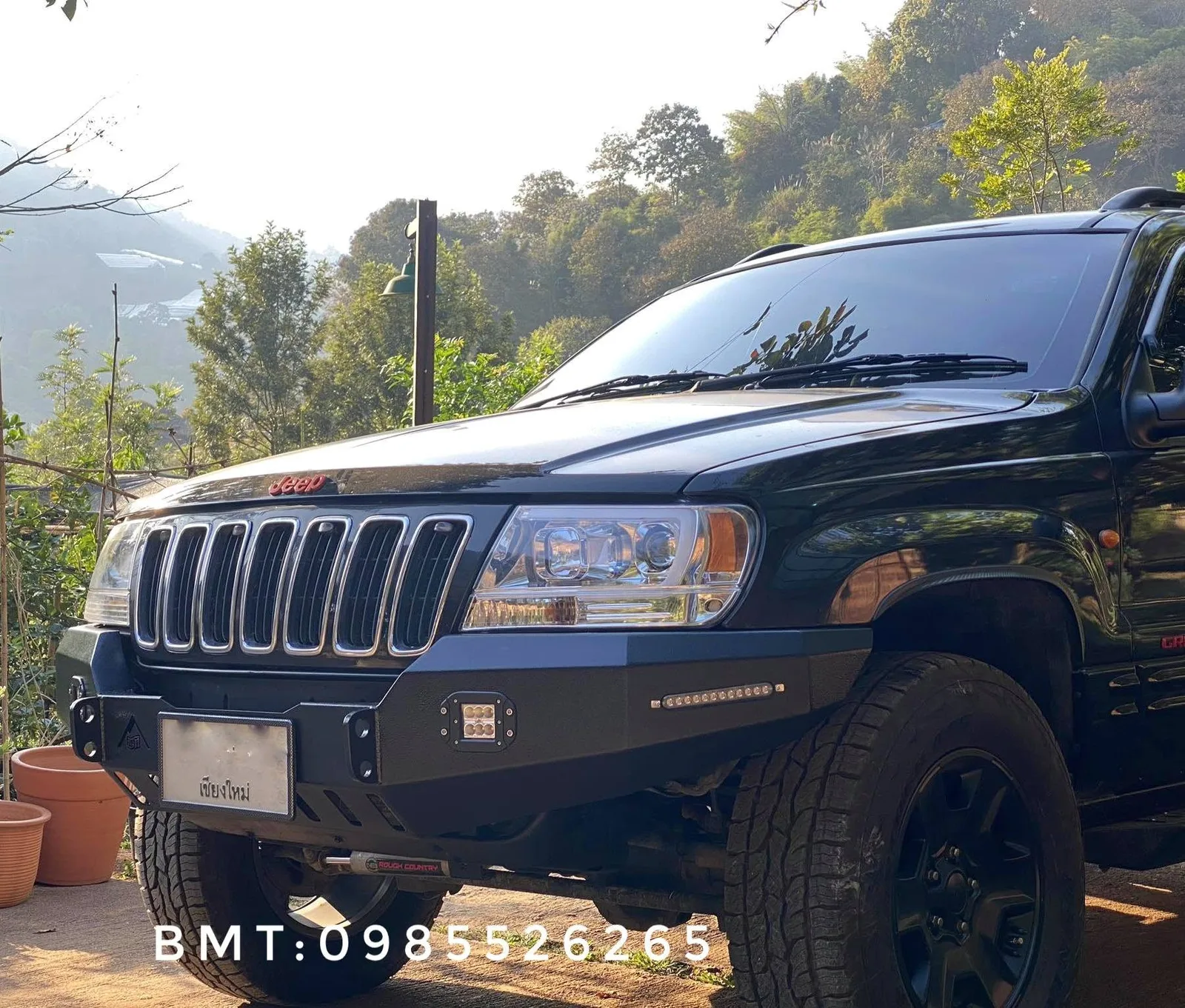 กันชนหน้าเหล็ก Jeep Grand Cherokee WJ รูปที่ 2