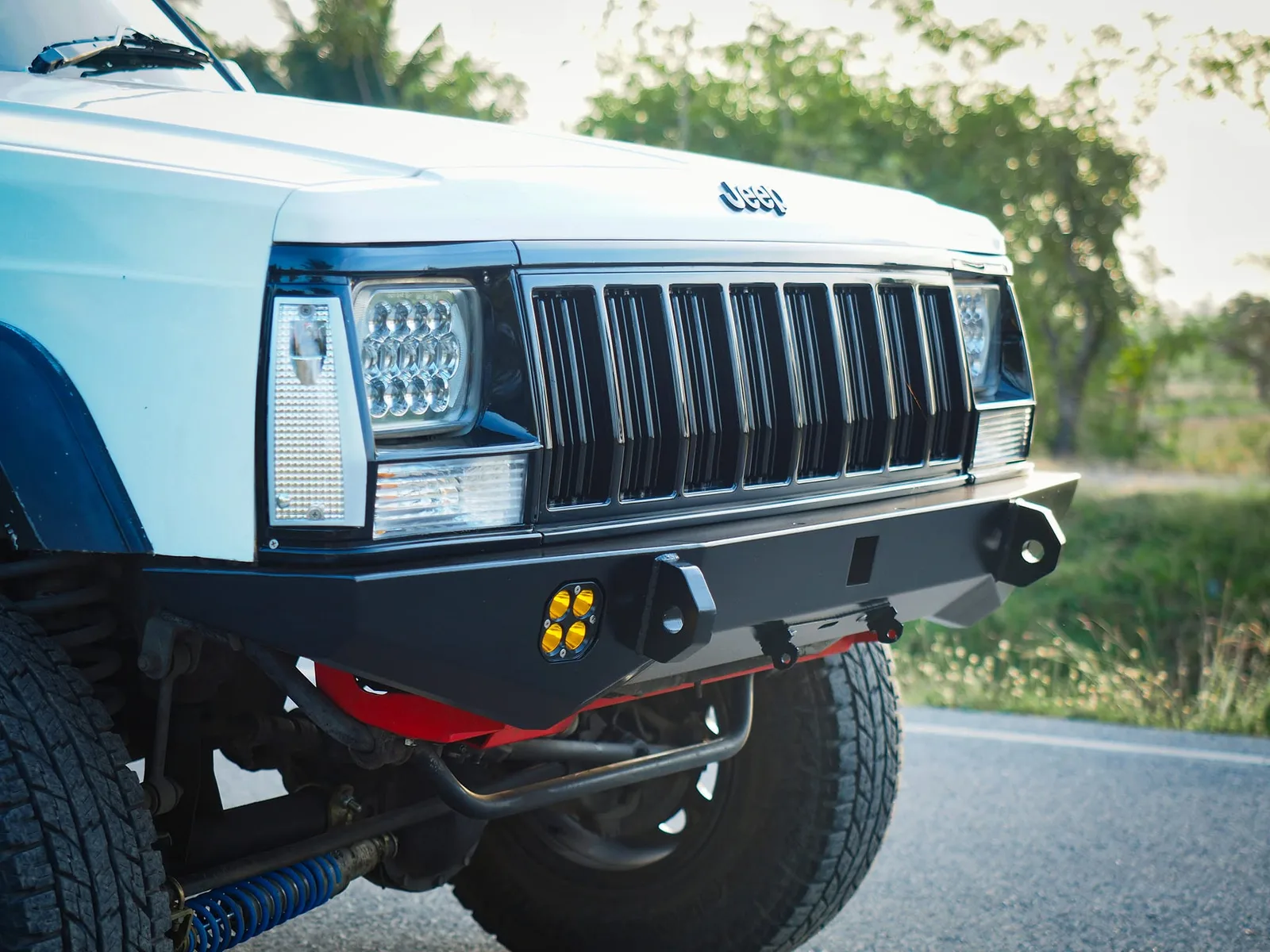 กันชนหน้าเหล็ก Jeep Cherokee XJ รูปที่ 3