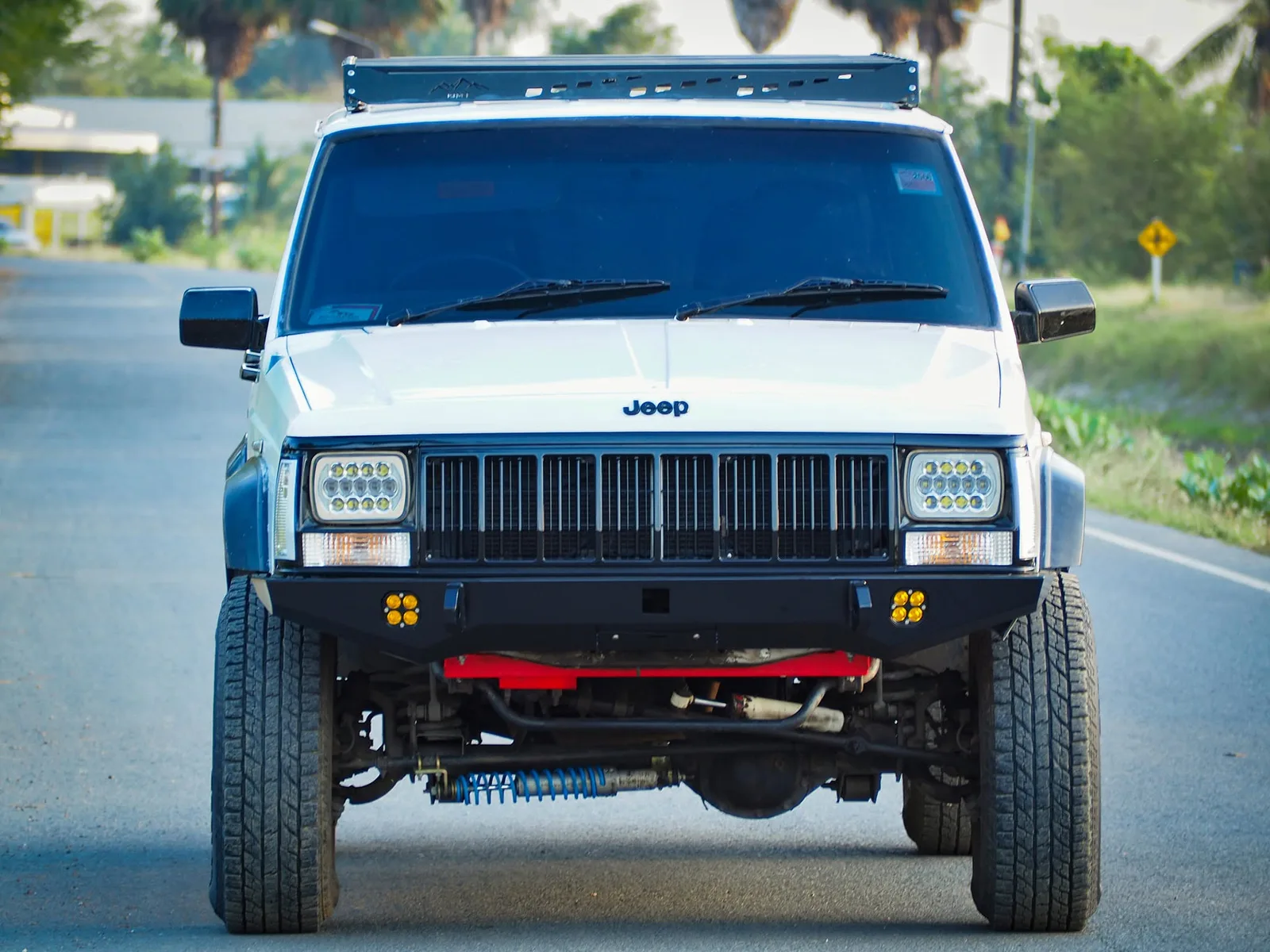 กันชนหน้าเหล็ก Jeep Cherokee XJ รูปที่ 4