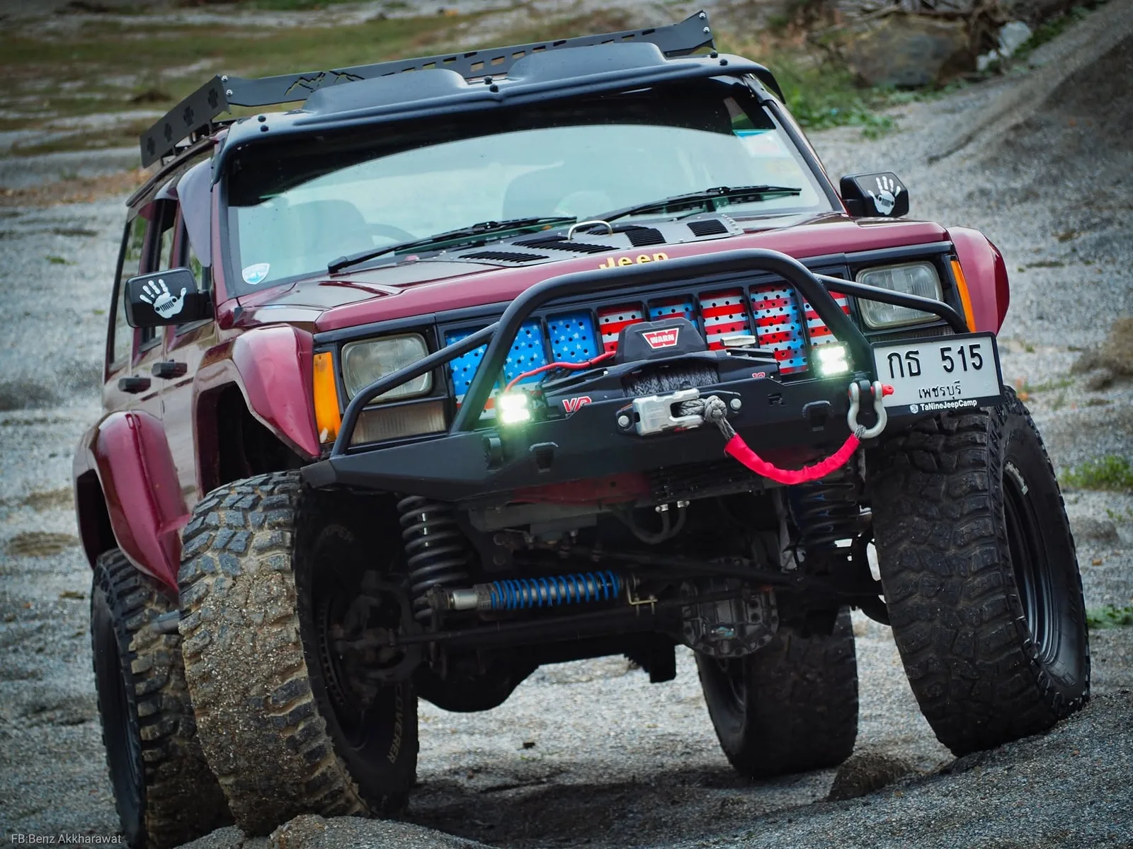 กันชนหน้าเหล็ก Jeep Cherokee XJ รูปที่ 13