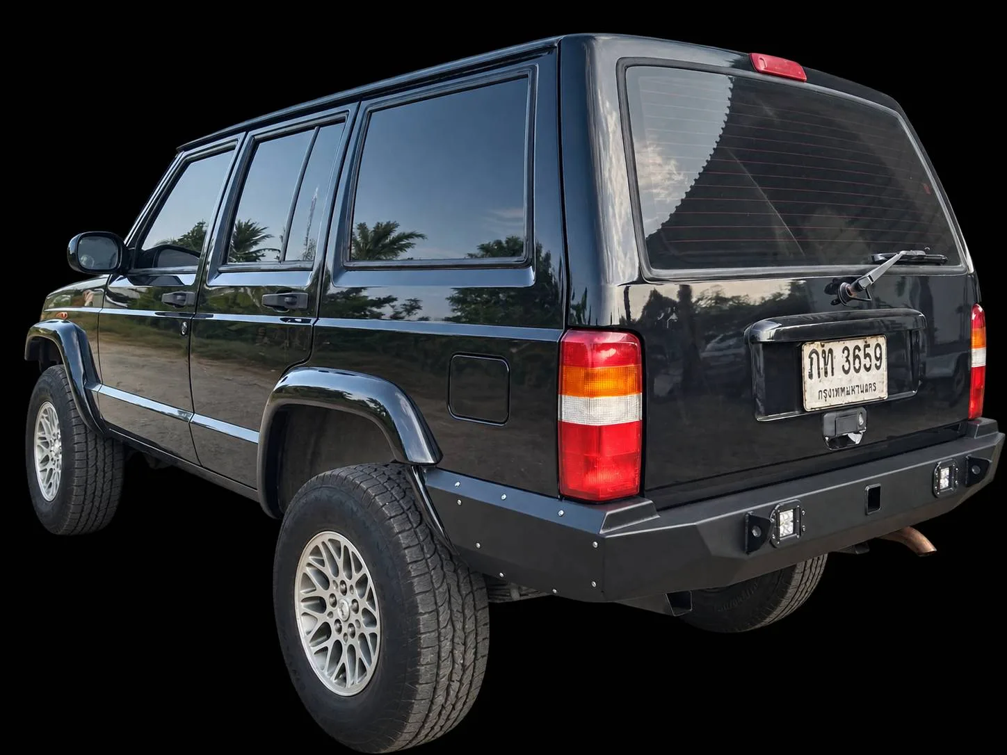 กันชนหลังเหล็ก XJ รุ่นมาตรฐาน พร้อมไฟ LED รูปที่ 2