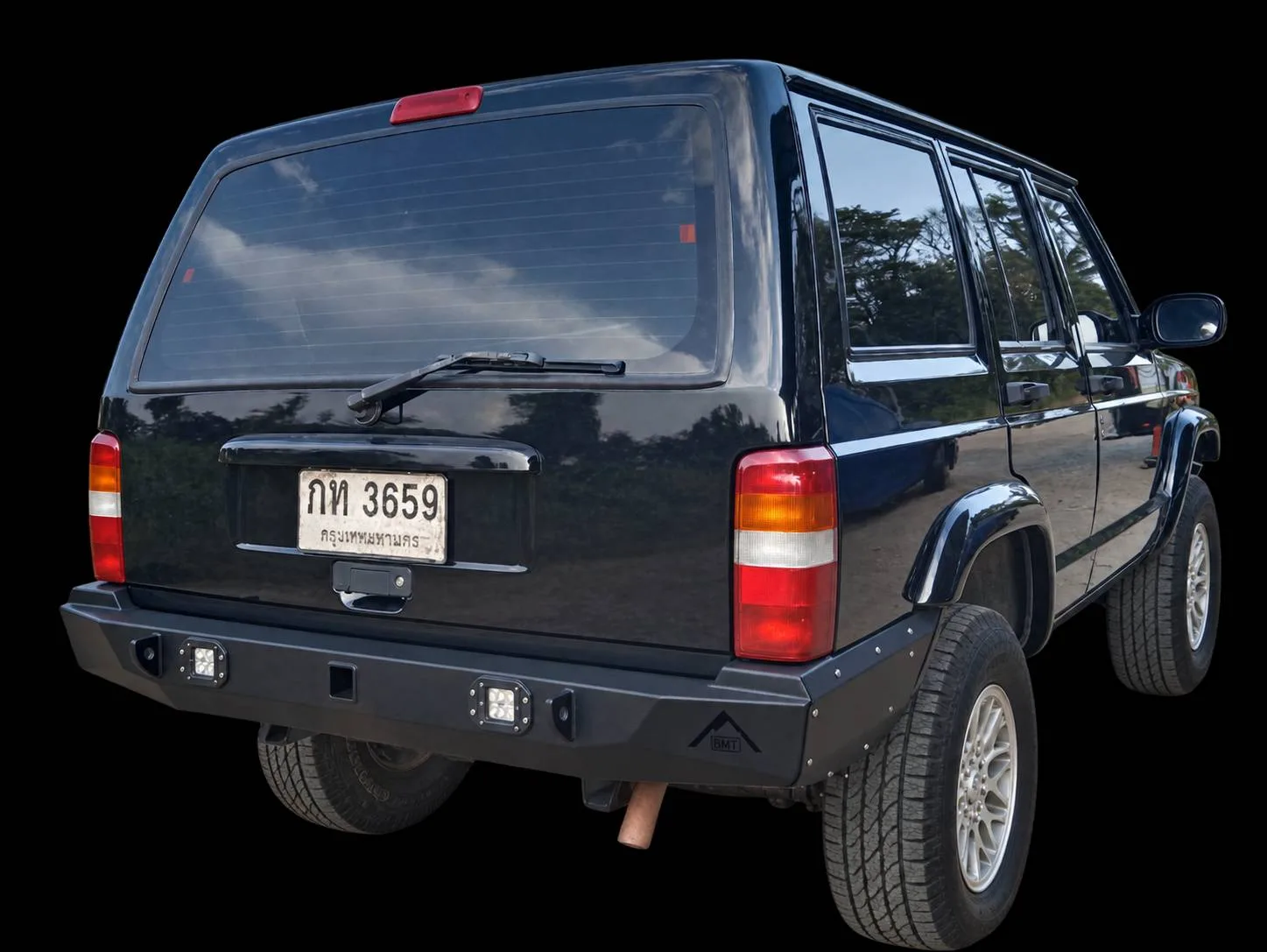 กันชนหลังเหล็ก XJ รุ่นมาตรฐาน พร้อมไฟ LED รูปที่ 3