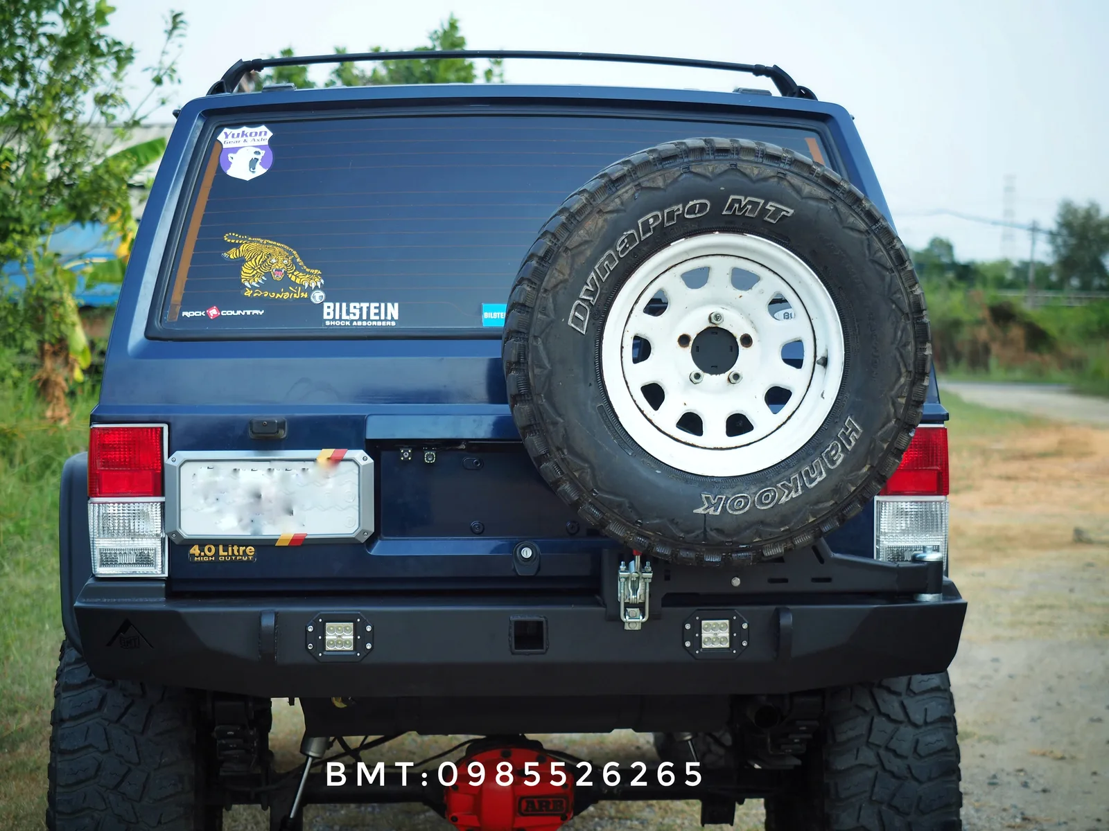 กันชนหลังเหล็ก XJ รุ่นบานสวิง พร้อมไฟ LED รูปที่ 2