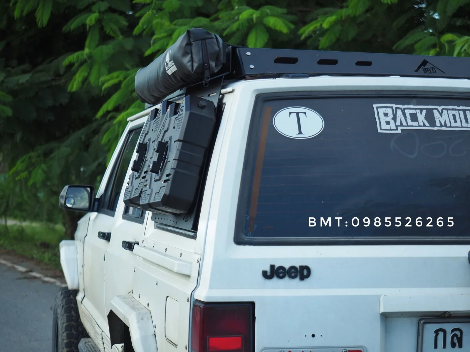 กันชนหลัง XJ พร้อมบานสวิงล้ออะไหล่ (อเนกประสงค์) รูปที่ 9