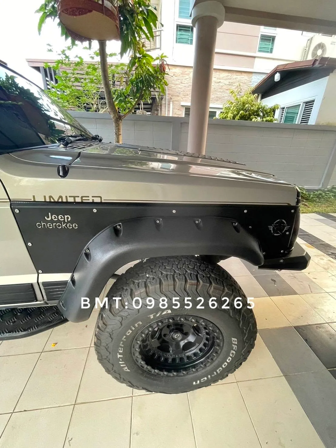 กันชนหลังเหล็ก Jeep Cherokee XJ รูปที่ 5