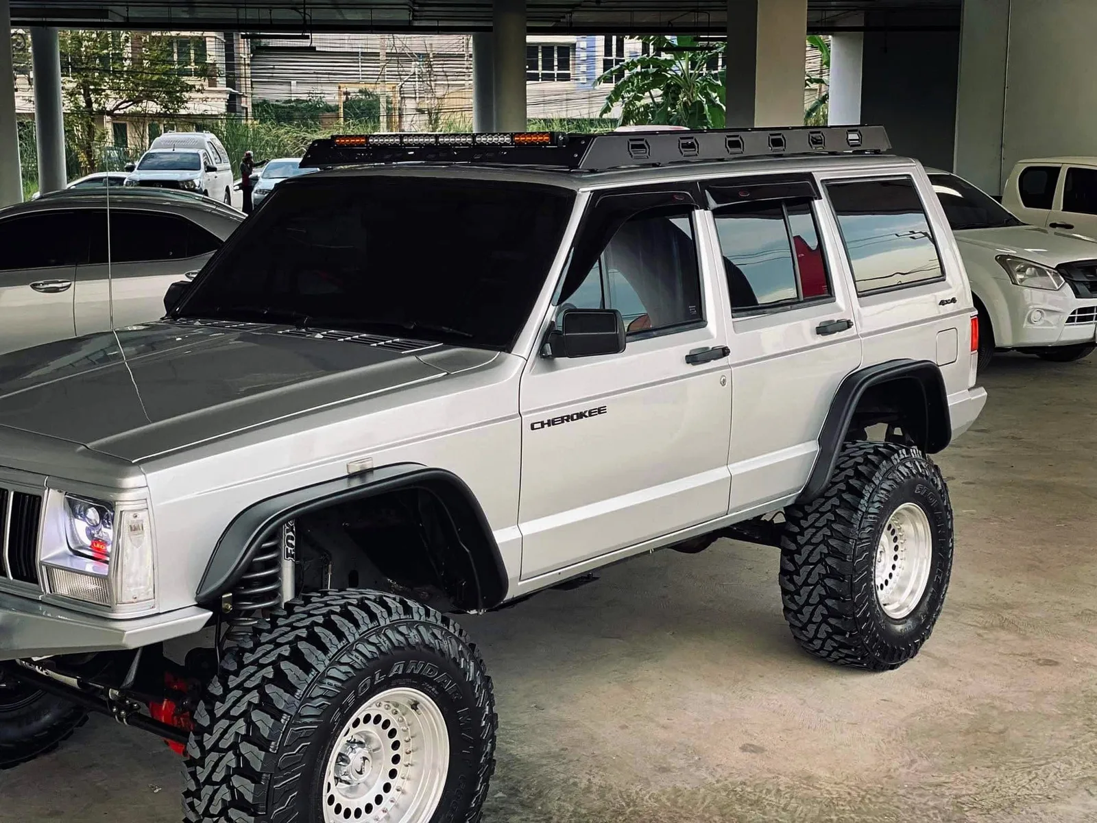 แร็คหลังคาเหล็ก Jeep Cherokee XJ รูปที่ 3