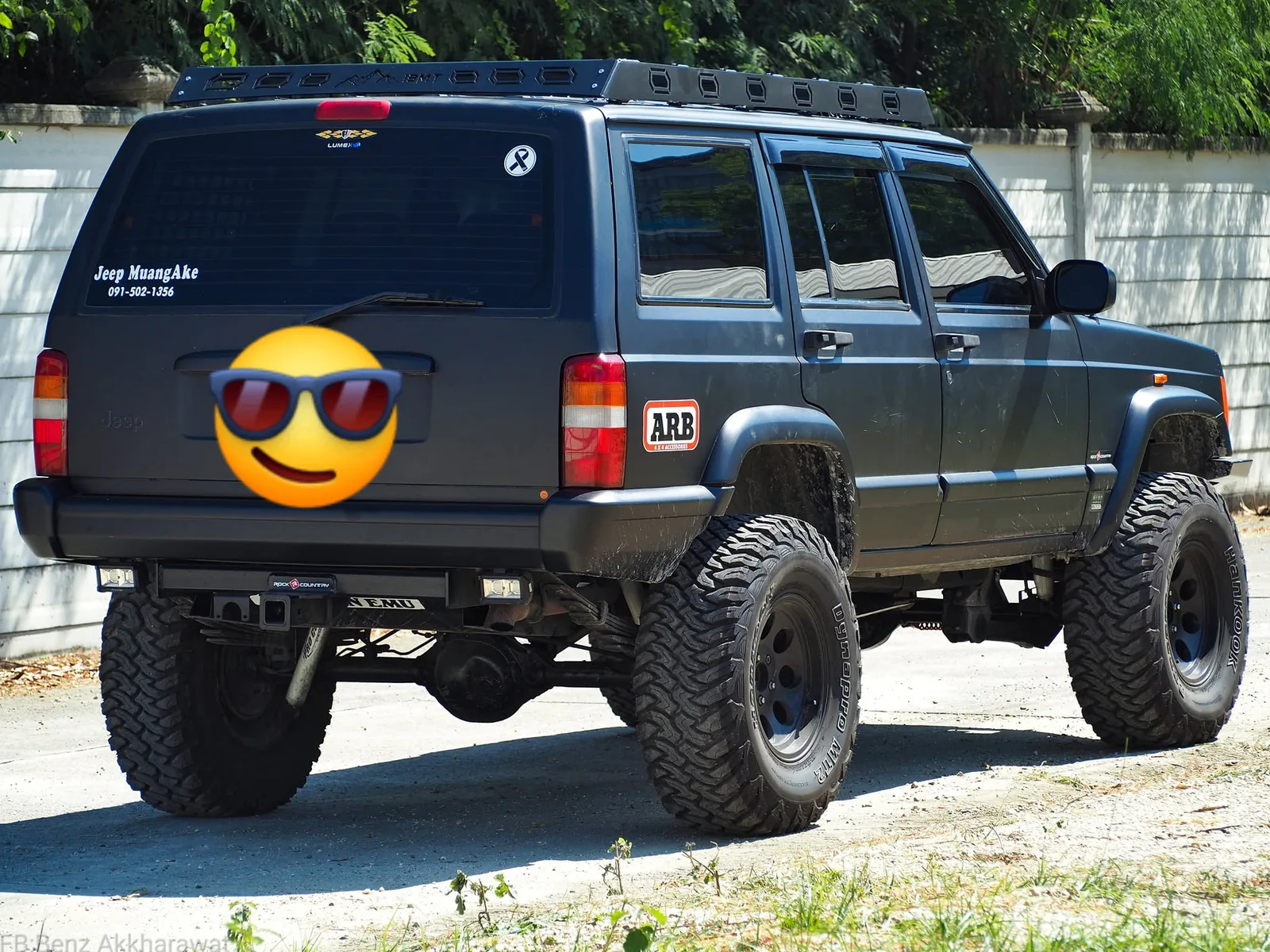 แร็คหลังคาเหล็ก Jeep Cherokee XJ รูปที่ 8