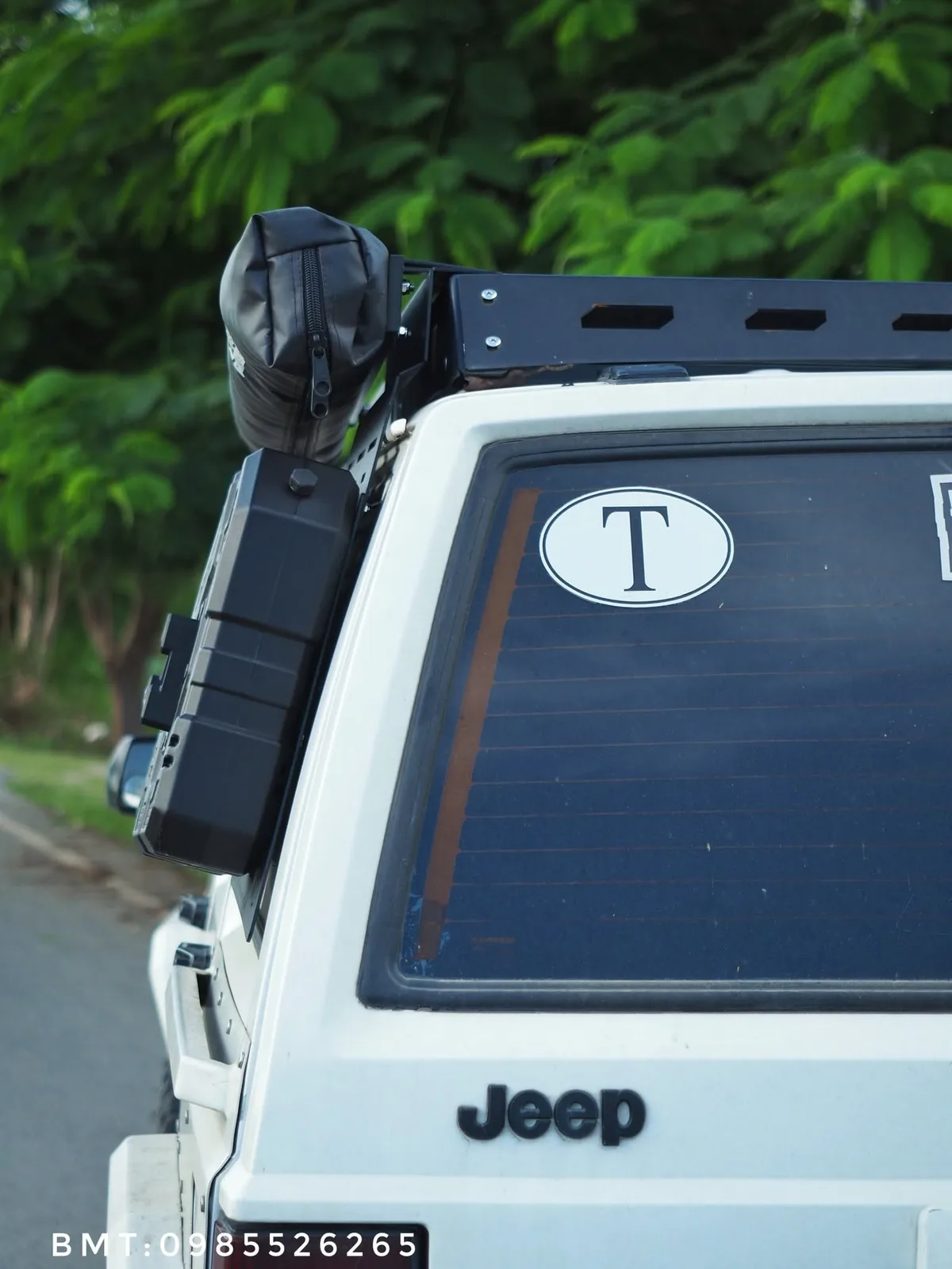 แผ่น MOLLE กระจกข้างท้าย (ภายนอก) Jeep Cherokee XJ รูปที่ 7