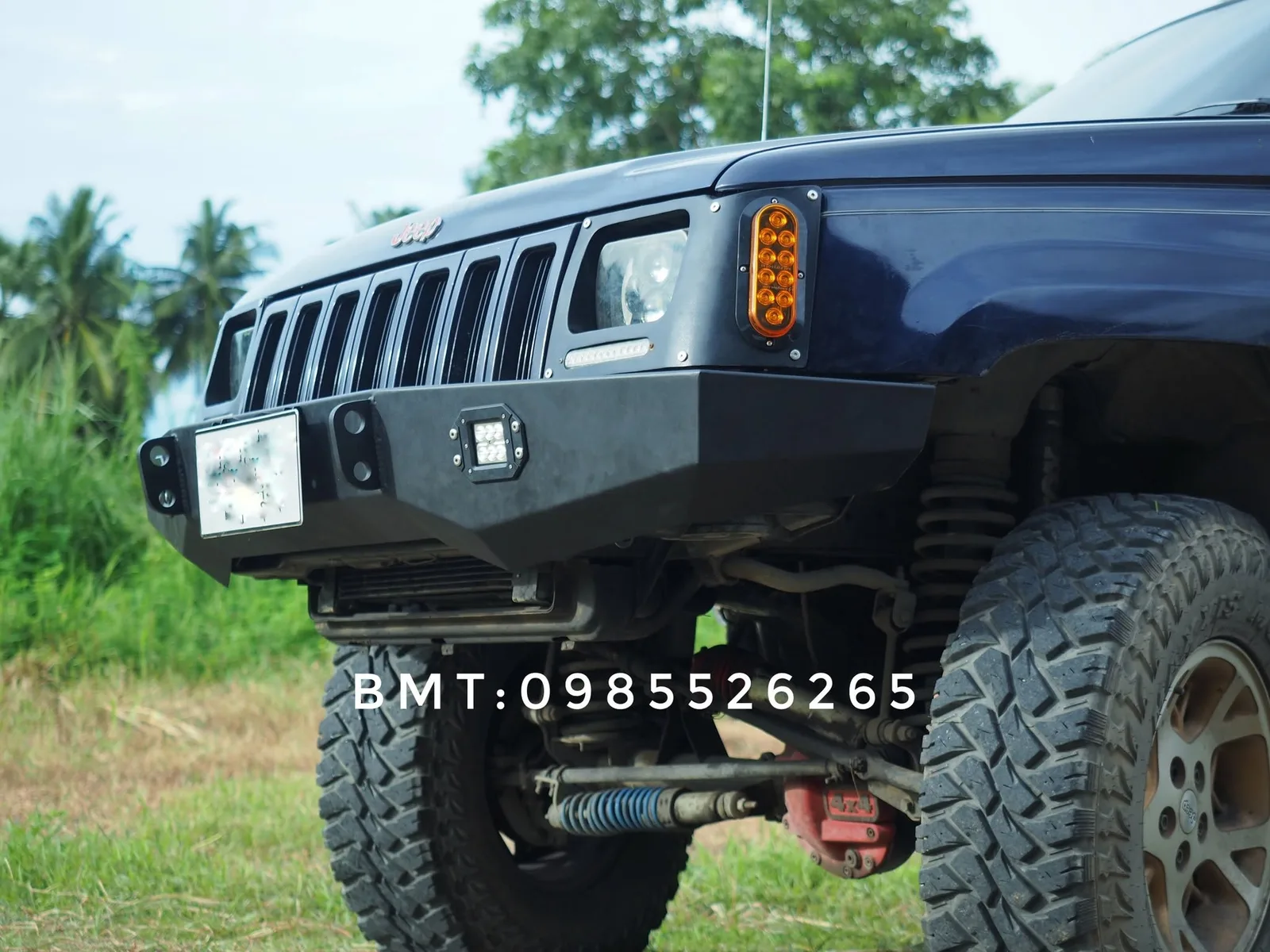 กันชนหน้าเหล็ก Jeep Grand Cherokee ZJ รูปที่ 2
