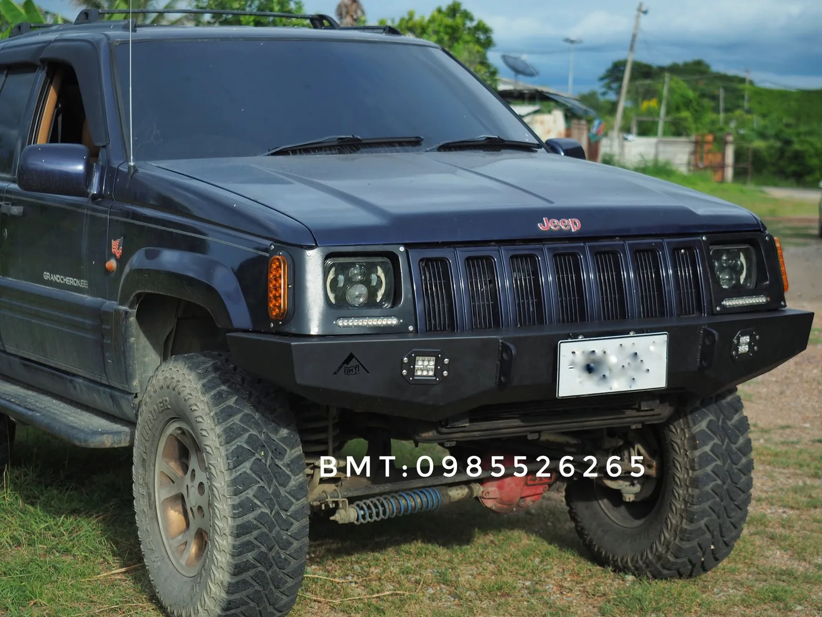 กันชนหน้าเหล็ก Jeep Grand Cherokee ZJ รูปที่ 3