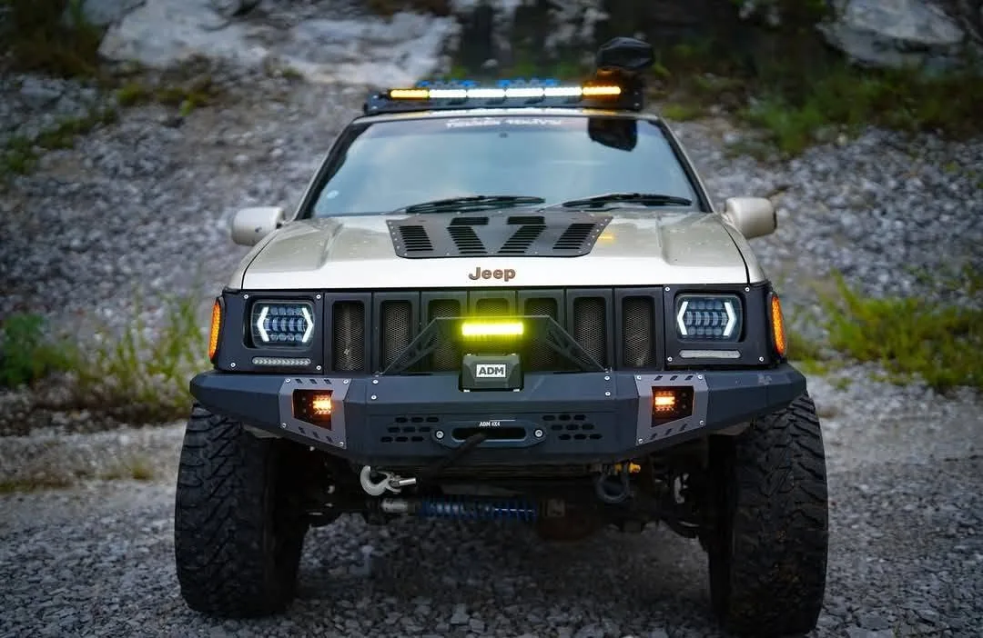 กันชนหน้าเหล็ก Jeep Grand Cherokee ZJ รูปที่ 5