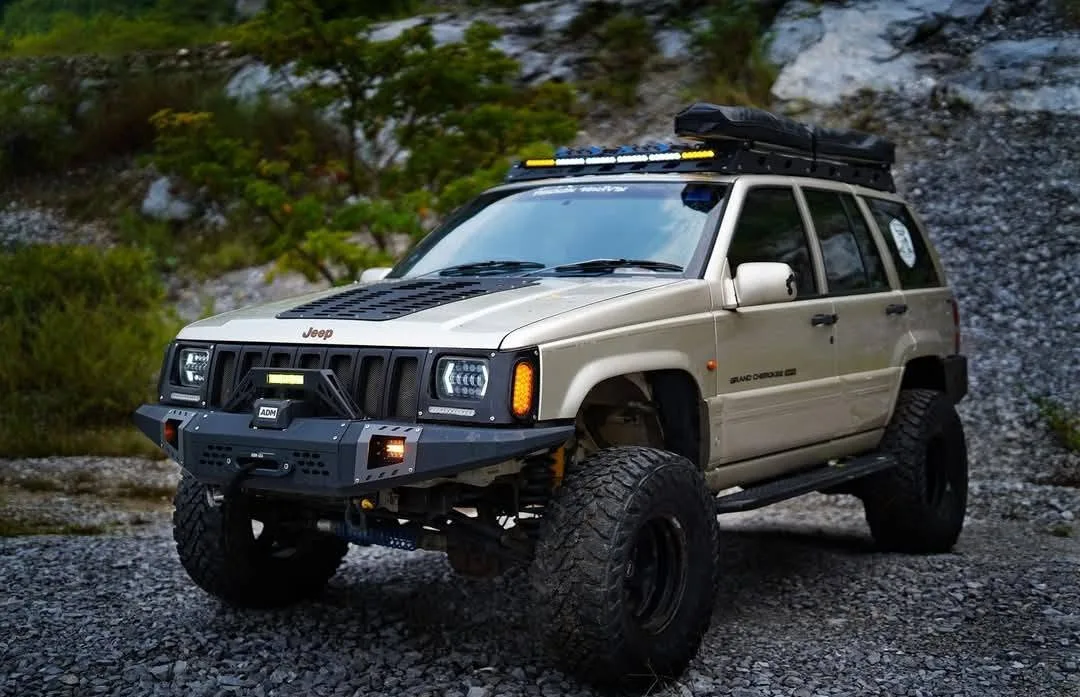กันชนหน้าเหล็ก Jeep Grand Cherokee ZJ รูปที่ 6