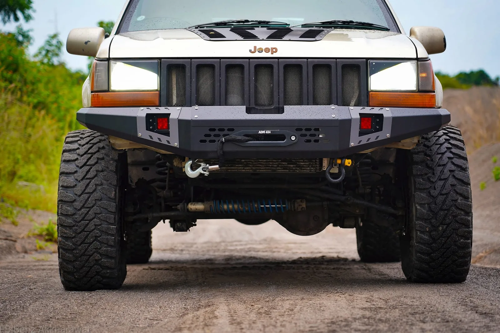กันชนหน้าเหล็ก Jeep Grand Cherokee ZJ รูปที่ 10