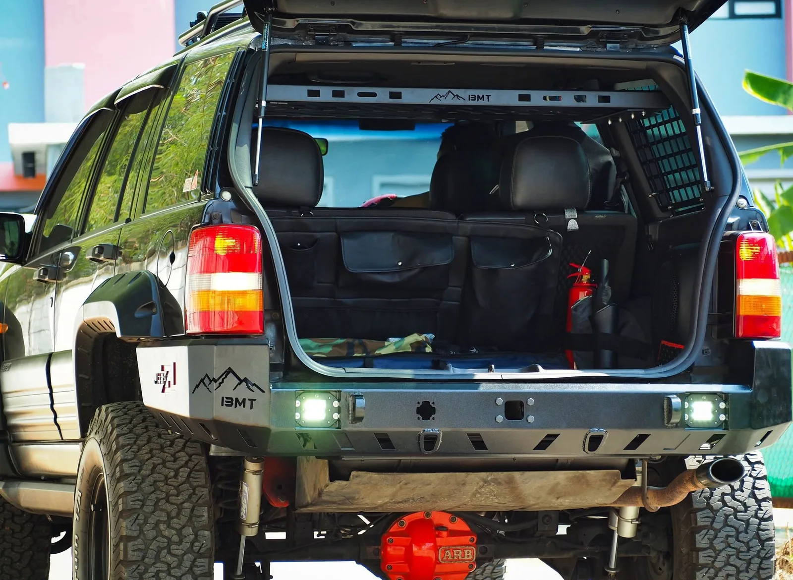 กันชนหลังเหล็ก Jeep Grand Cherokee ZJ รูปที่ 6
