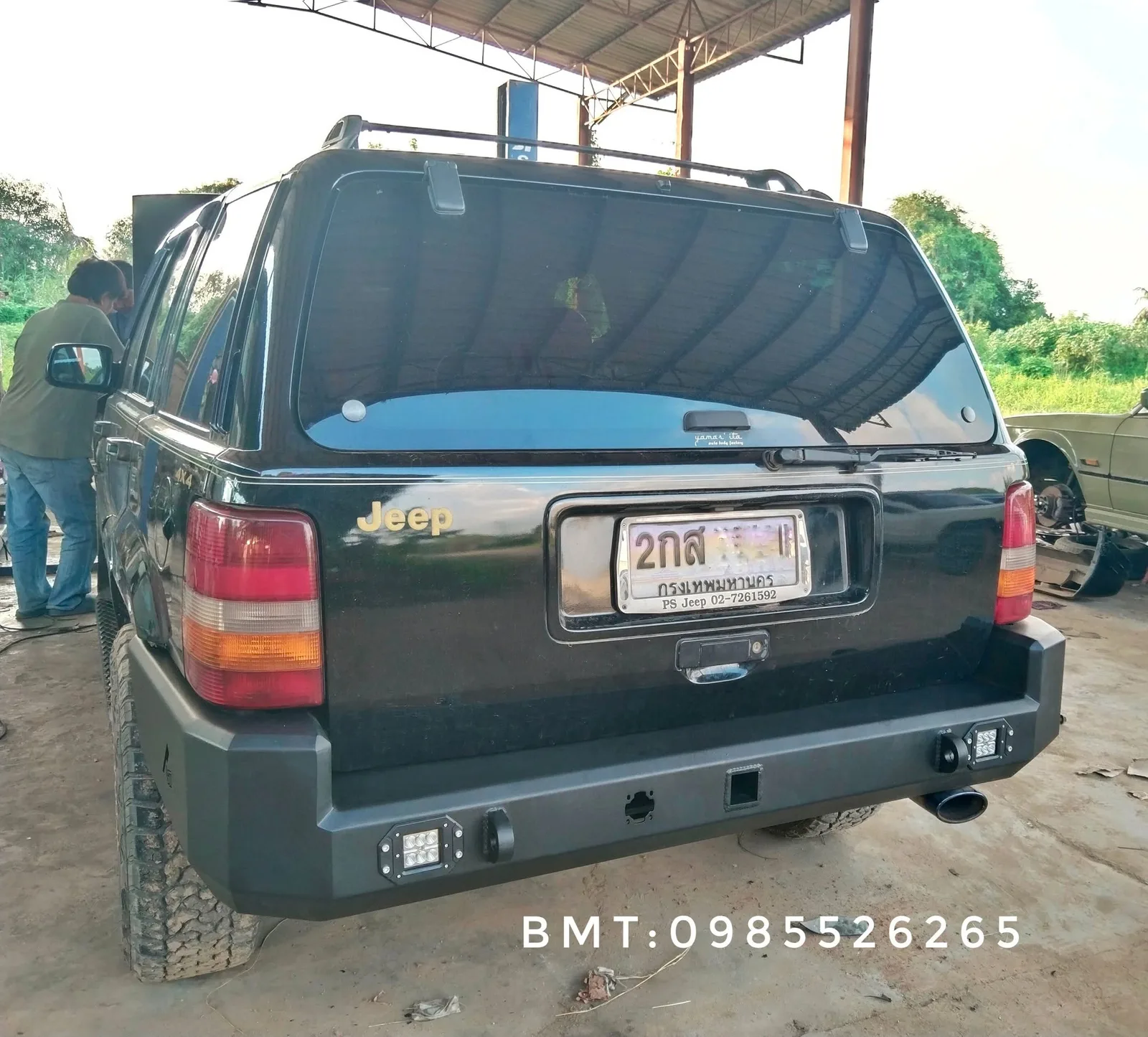 กันชนหลังเหล็ก Jeep Grand Cherokee ZJ รูปที่ 8