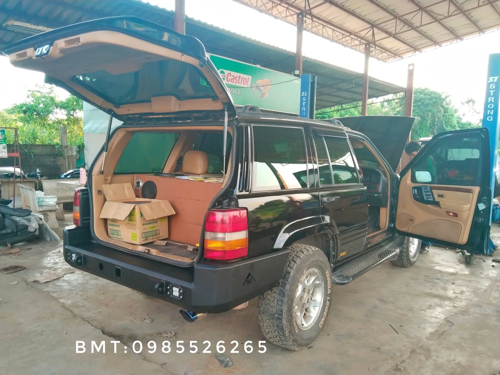 กันชนหลังเหล็ก Jeep Grand Cherokee ZJ รูปที่ 9