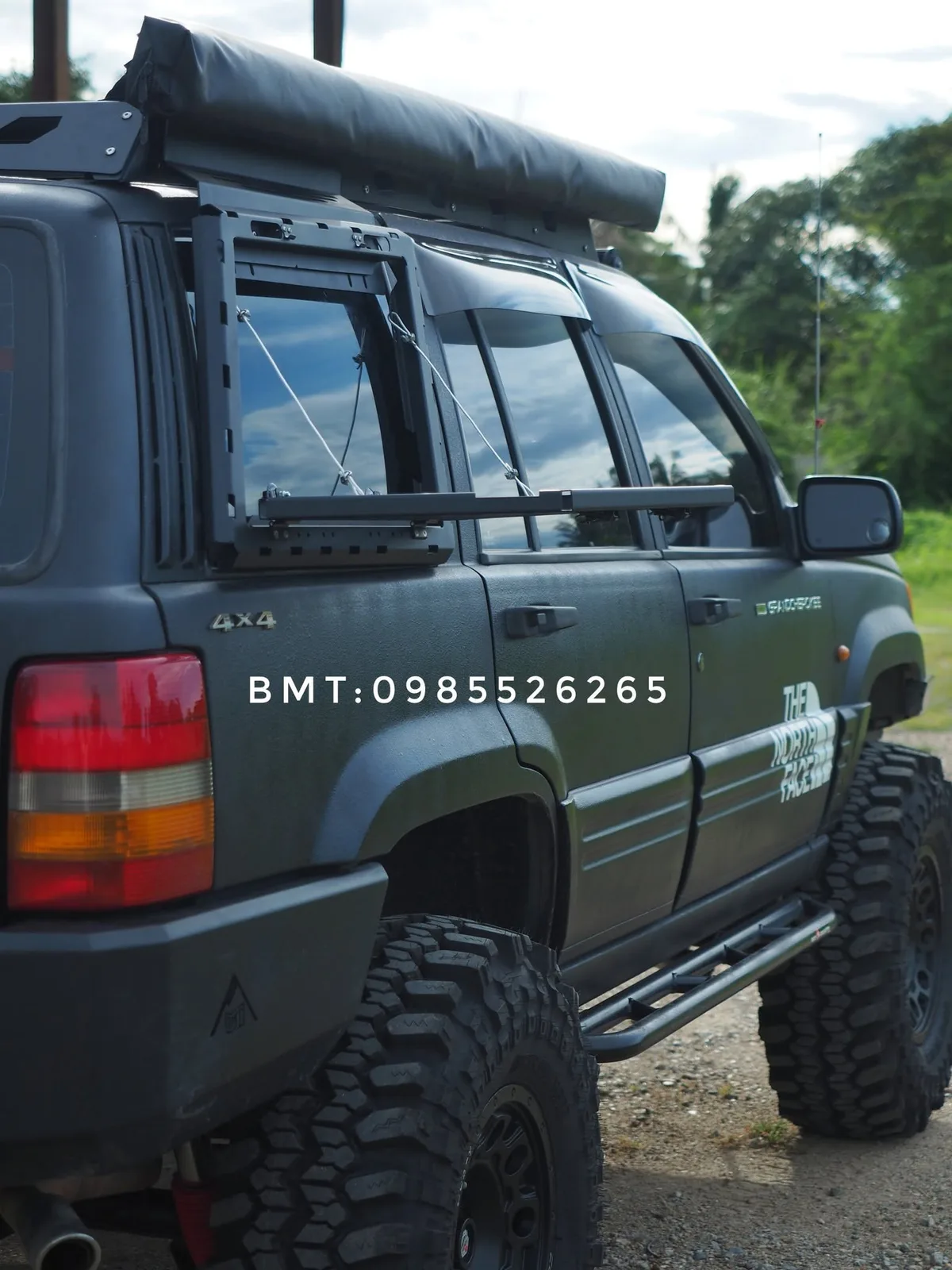 แผ่น MOLLE กระจกข้างท้าย (ภายนอก) Jeep Grand Cherokee ZJ รูปที่ 5