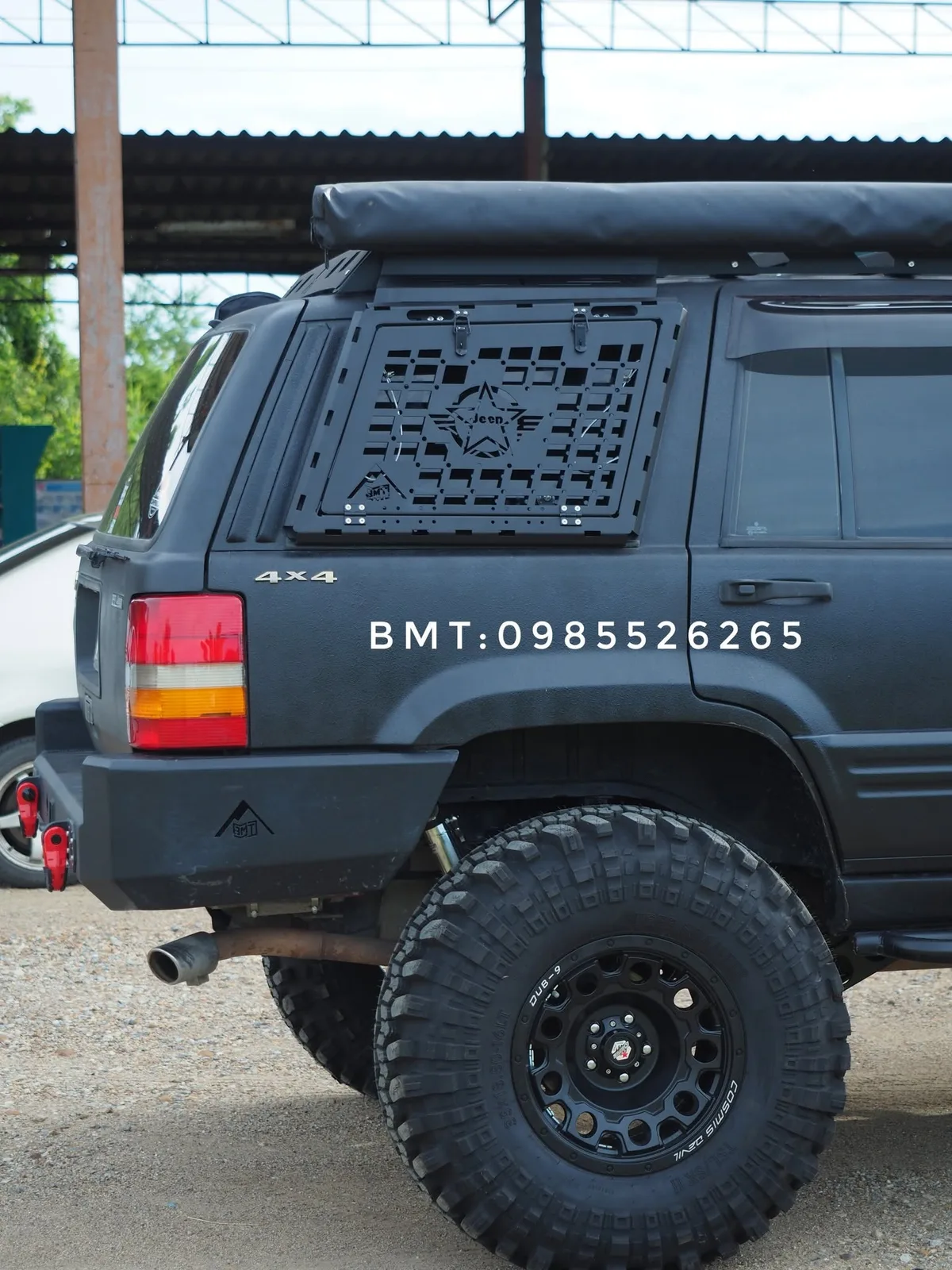 แผ่น MOLLE กระจกข้างท้าย (ภายนอก) Jeep Grand Cherokee ZJ รูปที่ 6